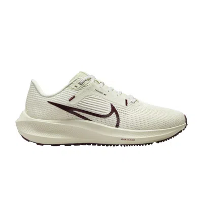 Pre-owned Nike Wmns Air Zoom Pegasus 40 'sea Glass Burgundy' In Cream