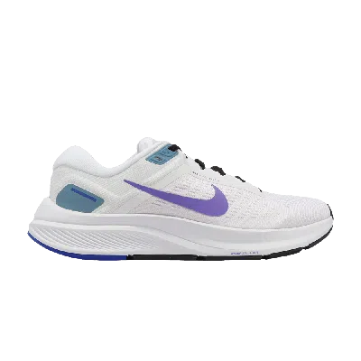 Pre-owned Nike Wmns Air Zoom Structure 24 'white Psychic Purple'
