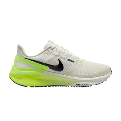 Pre-owned Nike Wmns Air Zoom Structure 25 'summit White Volt' | Cream | Women's Size 9
