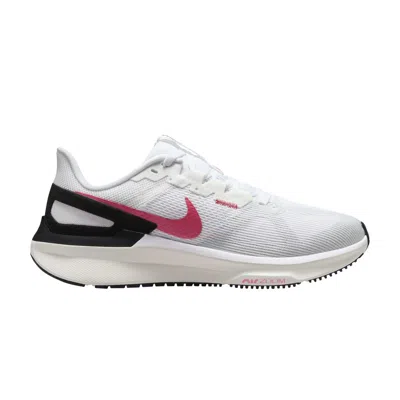 Pre-owned Nike Wmns Air Zoom Structure 25 'white Aster Pink Black'
