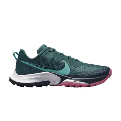 Pre-owned Nike Wmns Air Zoom Terra Kiger 7 'dark Teal Green Pink Glow'