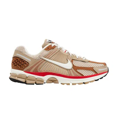 Pre-owned Nike Wmns Air Zoom Vomero 5 'khaki Fire Red' | Tan | Women's Size 11