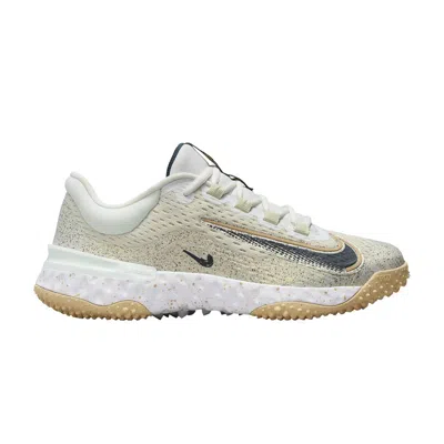Pre-owned Nike Wmns Alpha Huarache Elite 4 Tf 'sea Glass Sesame' In Cream