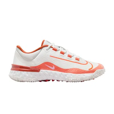 Pre-owned Nike Wmns Alpha Huarache Elite 4 Tf 'summit White Light Wild Mango' | Women's Size 7.5
