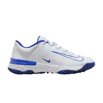 Pre-owned Nike Wmns Alpha Huarache Elite 4 Tf 'white Hyper Royal'