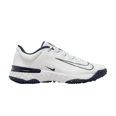 Pre-owned Nike Wmns Alpha Huarache Elite 4 Tf 'white Midnight Navy'