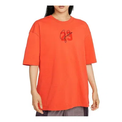 Nike (wmns) As W J Essen Ss Graphic Tee Orange