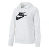 Nike (wmns) As W  Sportswear Essntl Flc Gx Hoodie Birch Heather In White
