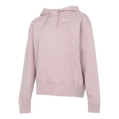 Nike (wmns) As W  Sportswear Hoodie Flc Trend Champagne In Purple