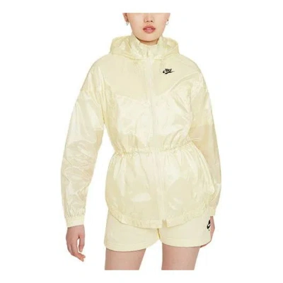 Nike (wmns) As W  Sportswear Wr Jkt Jacket Summerized Coconut Milk In Neutral