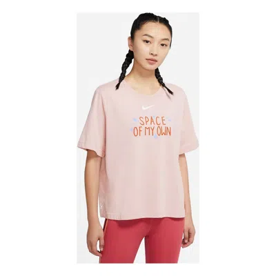 Nike (wmns) As W Nk Df B. Garden Ss Tee Pink Oxford