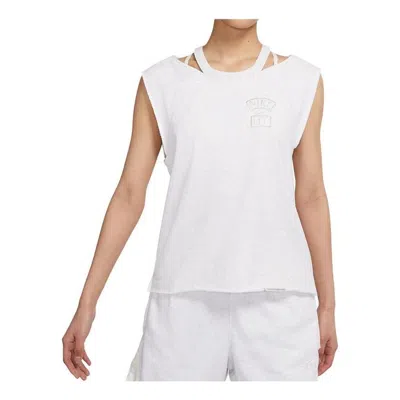 Nike (wmns) As W Nk Si Top Birch Heather In White