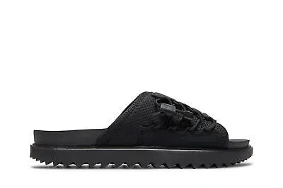 Pre-owned Nike Wmns Asuna Slide 'triple Black' Ci8799-001 In Black/black/black