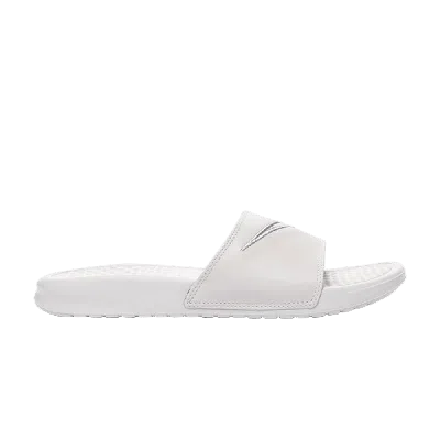 Pre-owned Nike Wmns Benassi Jdi Print 'nyc' In White