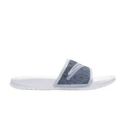 Pre-owned Nike Wmns Benassi Lx Slide 'just Do It - White Black'
