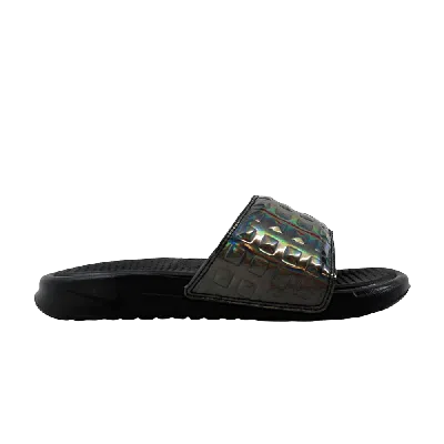Pre-owned Nike Wmns Benassi Ultra Premium 'just Do It' In Black