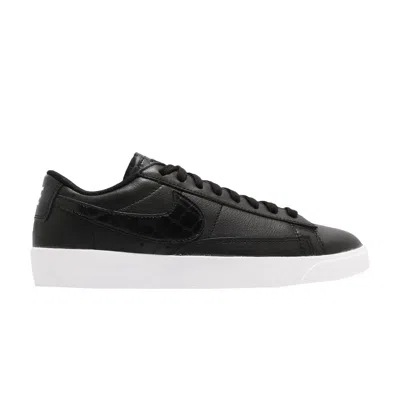 Pre-owned Nike Wmns Blazer Low 'black'