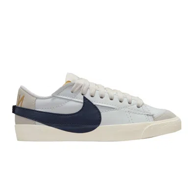 Pre-owned Nike Wmns Blazer Low Jumbo 'olympic' In White