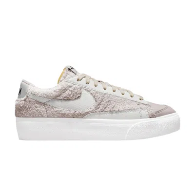 Pre-owned Nike Wmns Blazer Low Platform 'light Bone' | White | Women's Size 6.5