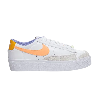 Pre-owned Nike Wmns Blazer Low Platform 'mismatch' In Multi-color