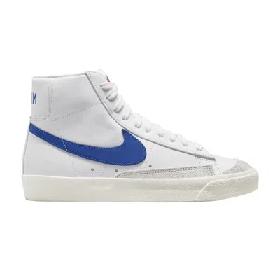Pre-owned Nike Wmns Blazer Mid '77 'game Royal' In White