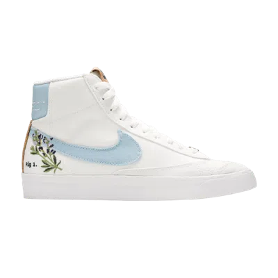 Pre-owned Nike Wmns Blazer Mid 77 Se Indigo Dc9265-100 In White/obsidian/white/obsidian