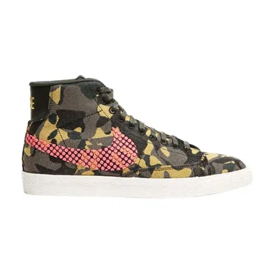 Pre-owned Nike Wmns Blazer Mid Jcrd Premium 'desert Camo' In Green