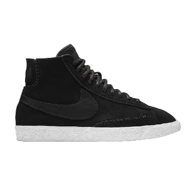 Pre-owned Nike Wmns Blazer Mid Premium In Black