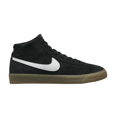 Pre-owned Nike Wmns Bruin High Sb 'black White Gum'
