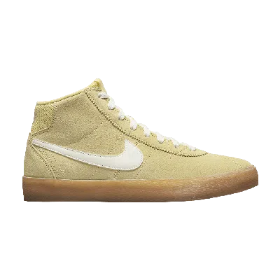 Pre-owned Nike Wmns Bruin High Sb 'lemon Wash Gum' In Brown