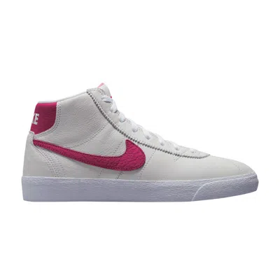 Pre-owned Nike Wmns Bruin High Sb 'white Sweet Beet'