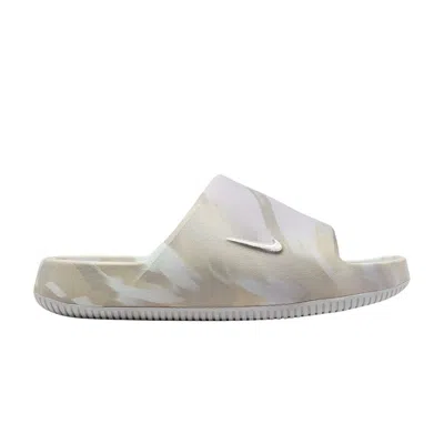 Pre-owned Nike Wmns Calm 2.0 Marbled Slide 'off White Barely Green' | Black | Women's Size 12