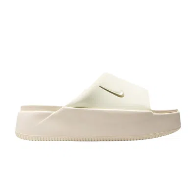 Pre-owned Nike Wmns Calm Elevation Slide 'coconut Milk' | Cream | Women's Size 11 In White