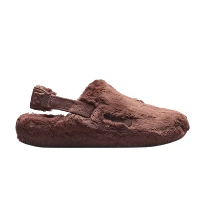 Pre-owned Nike Wmns Calm Mule Se 'mink Brown Fur' | Women's Size 10