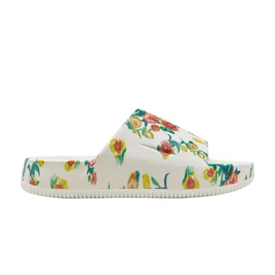 Pre-owned Nike Wmns Calm Slide 'floral' | White | Women's Size 5