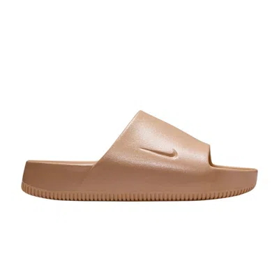 Pre-owned Nike Wmns Calm Slide 'hemp' | Tan | Women's Size 11 In Brown