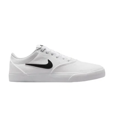 Pre-owned Nike Wmns Charge Canvas Sb 'white Black' | Women's Size 7.5