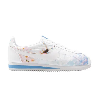 Pre-owned Nike Wmns Classic Cortez 'cherry Blossom' In White