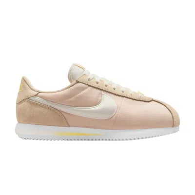 Pre-owned Nike Wmns Cortez Fl1 'alabaster Soft Yellow' | Tan | Women's Size 7 In Brown