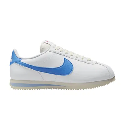 Pre-owned Nike Wmns Cortez 'university Blue' In White