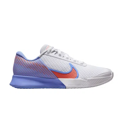 Pre-owned Nike Wmns Court Air Zoom Vapor Pro 2 'white/royal Pulse/light Wild Mango' | Blue | Women's Size 5