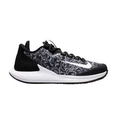 Pre-owned Nike Wmns Court Air Zoom Zero Hc 'rococo Pattern' | Black | Women's Size 10