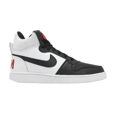 Pre-owned Nike Wmns Court Borough Mid 'white Black University Red' | Women's Size 8.5