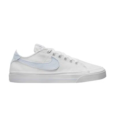 Pre-owned Nike Wmns Court Legacy Canvas 'white Football Grey'