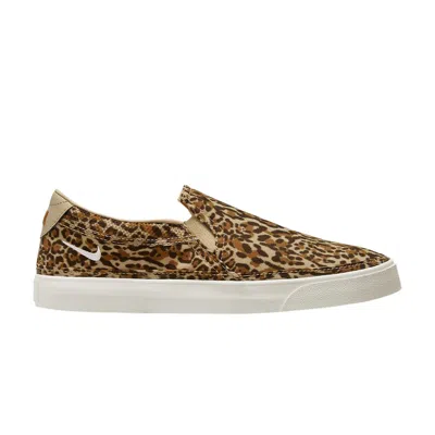 Pre-owned Nike Wmns Court Legacy 'leopard' In Brown