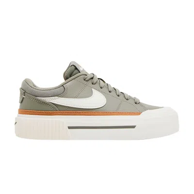 Pre-owned Nike Wmns Court Legacy Lift 'light Army' | Green | Women's Size 11