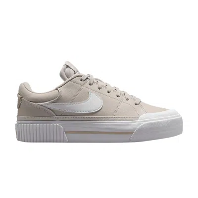 Pre-owned Nike Wmns Court Legacy Lift 'light Orewood Brown' | Cream | Women's Size 11.5 In White