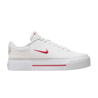 Pre-owned Nike Wmns Court Legacy Lift 'white Aster Pink' | Women's Size 12