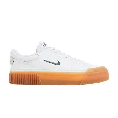 Pre-owned Nike Wmns Court Legacy Lift 'white Vintage Green Gum'