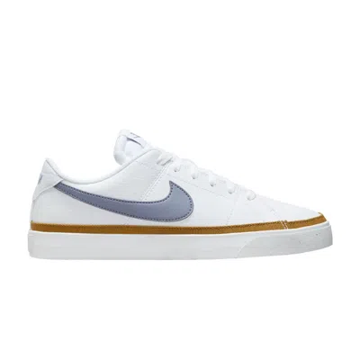 Pre-owned Nike Wmns Court Legacy Next Nature 'white Ashen Slate' | Women's Size 9